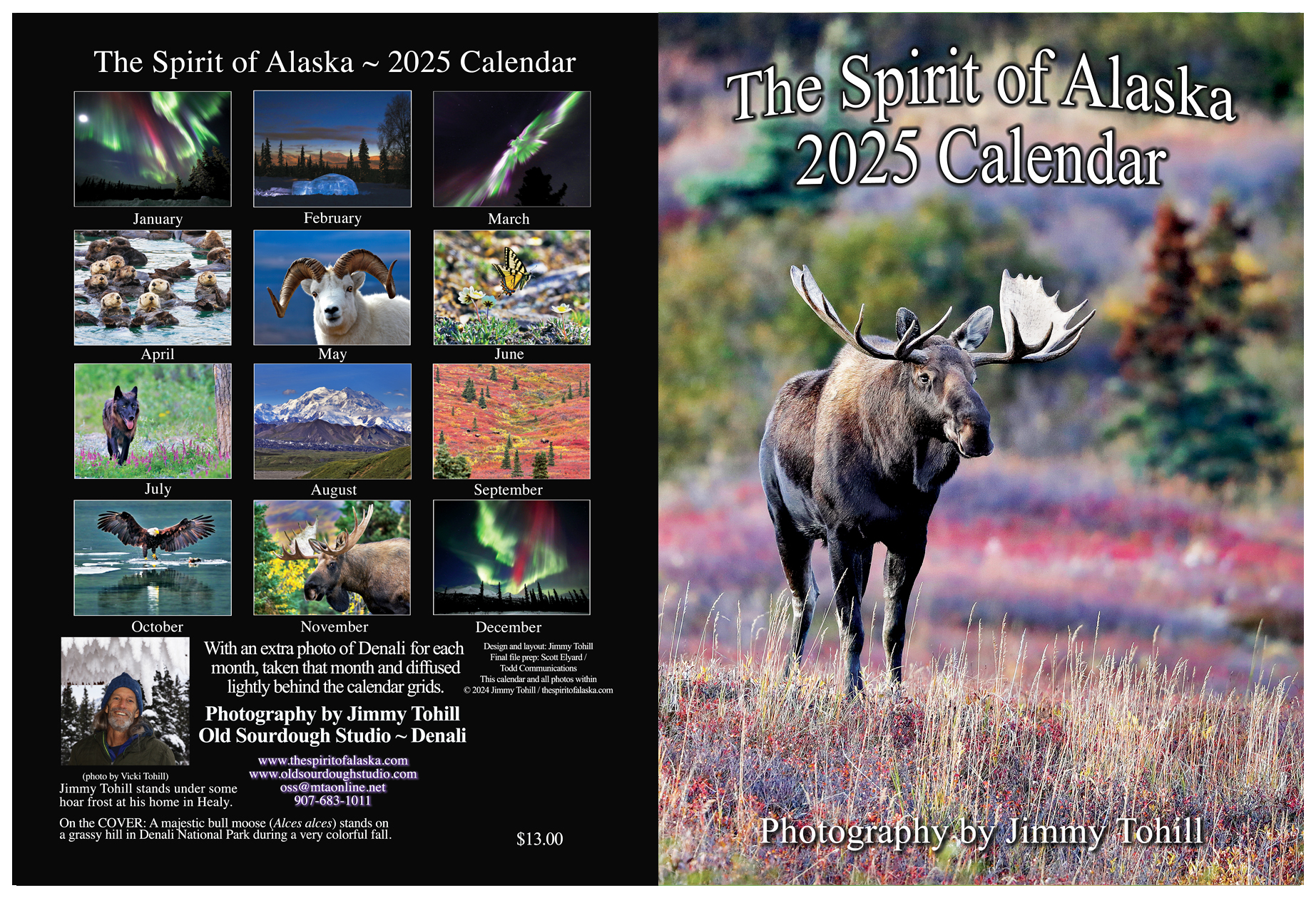 The Spirt of Alaska 2025 Calendar Cover